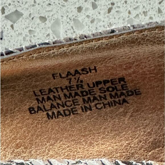 Steve Madden Flaash Leather Snake Print Platform Stiletto High Heels Sz 7.5 New - Picture 6 of 12